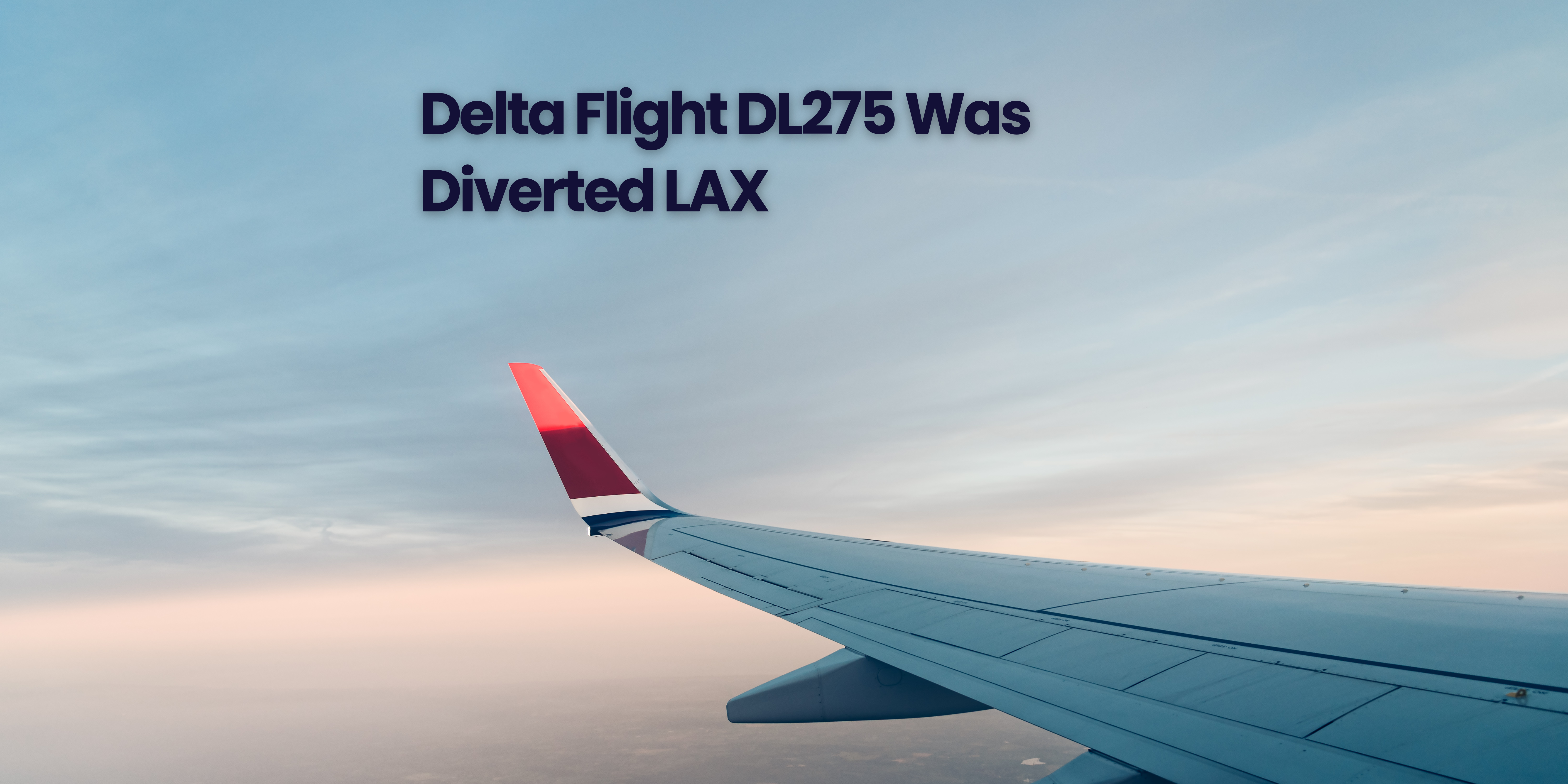 Delta Flight DL275 Was Diverted LAX